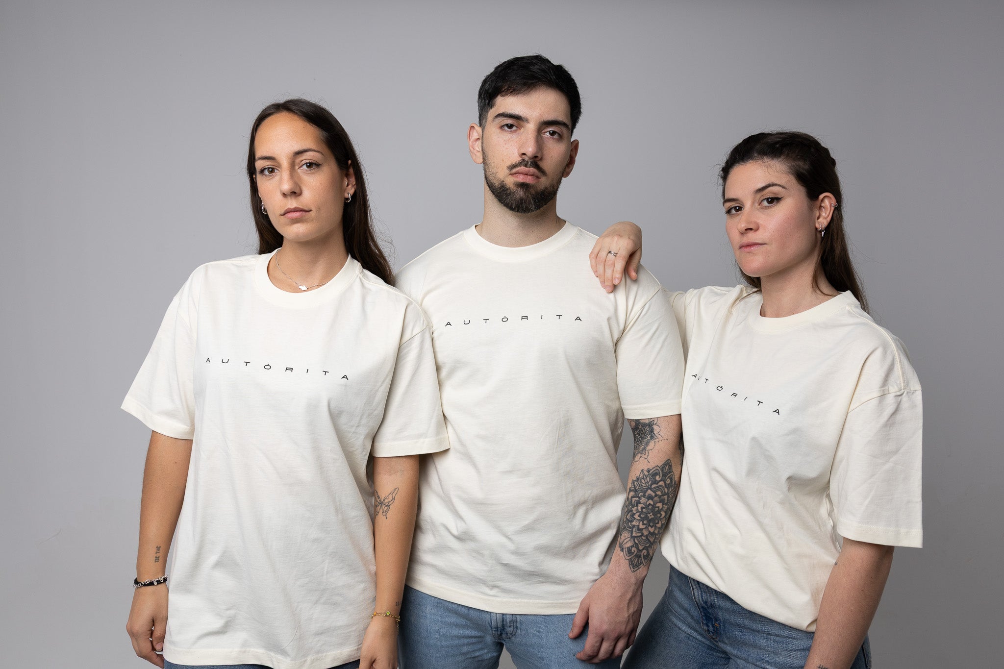 Camiseta blanca unisex jiu jitsu streetwear AUTORITA