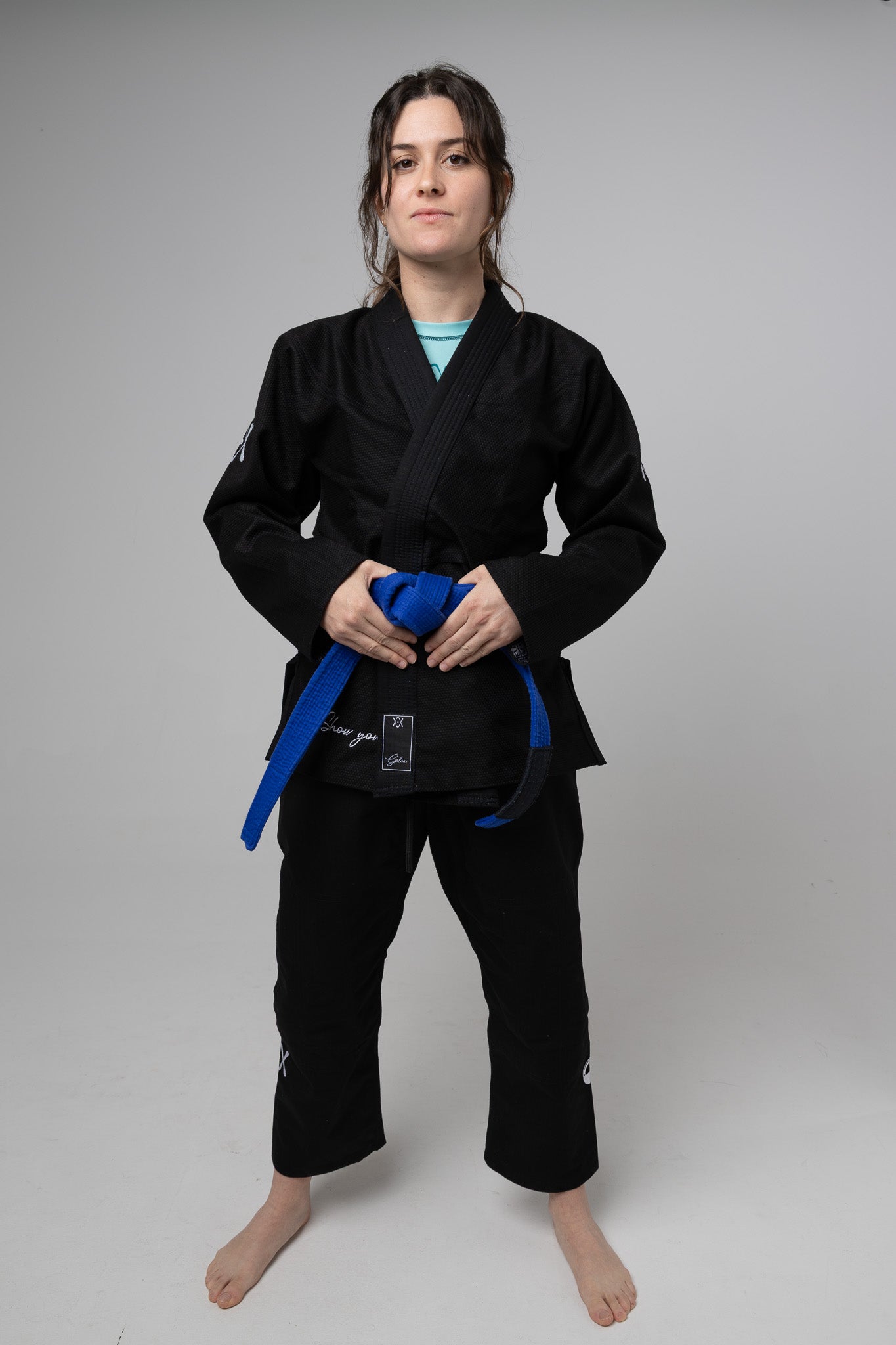 Kimono negro de Brazilian Jiu-Jitsu AUTŌRITA Galea, gi premium unisex para entrenamiento y competición